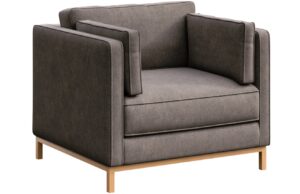 &Scaron;ed&eacute; čalouněn&eacute; křeslo Ame Yens Celerio