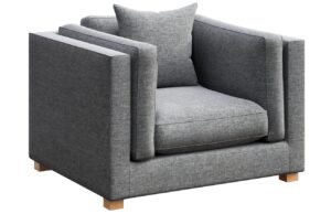 &Scaron;ed&eacute; čalouněn&eacute; křeslo Ame Yens Pomo