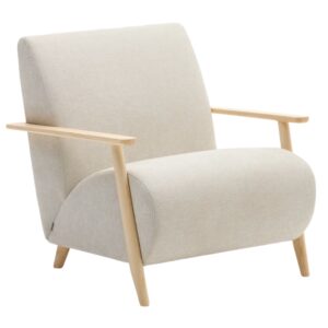 &Scaron;ed&eacute; čalouněn&eacute; křeslo Kave Home Meghan