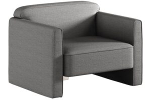 &Scaron;ed&eacute; čalouněn&eacute; křeslo MICADONI Abby