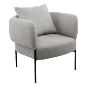 &Scaron;ed&eacute; čalouněn&eacute; křeslo Somcasa Agadir