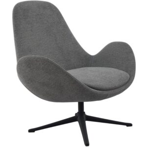 &Scaron;ed&eacute; čalouněn&eacute; lounge křeslo FLEXLUX GHOST LOW