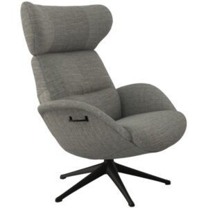 &Scaron;ed&eacute; čalouněn&eacute; lounge křeslo FLEXLUX MORE