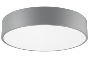 &Scaron;ed&eacute; kovov&eacute; stropn&iacute; LED světlo Nova Luce Roda 40 cm