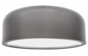 &Scaron;ed&eacute; kovov&eacute; stropn&iacute; světlo Nova Luce Perleto 35 cm