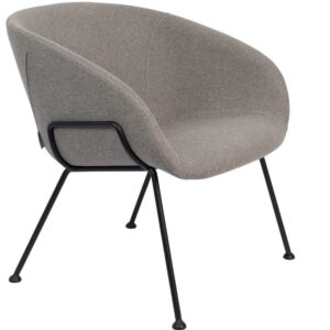 &Scaron;ed&eacute; l&aacute;tkov&eacute; křeslo ZUIVER FESTON