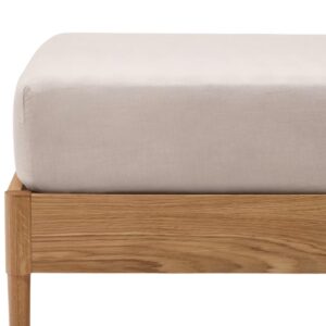 &Scaron;ed&eacute; prostěradlo Kave Home Simmel 180 x 200 cm