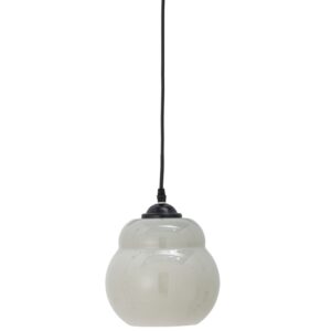 &Scaron;ed&eacute; skleněn&eacute; z&aacute;věsn&eacute; světlo Bloomingville Motella 19 cm