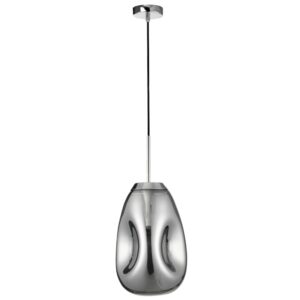 &Scaron;ed&eacute; skleněn&eacute; z&aacute;věsn&eacute; světlo Nova Luce Lava 22 cm