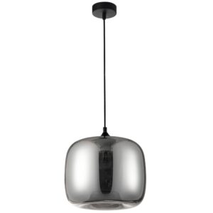 &Scaron;ed&eacute; skleněn&eacute; z&aacute;věsn&eacute; světlo Nova Luce Savaz II. 28 cm