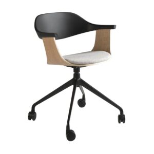 &Scaron;edo-čern&aacute; kancel&aacute;řsk&aacute; židle Angel Cerd&aacute; No. 4130