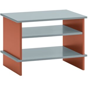 &Scaron;edo-červen&yacute; lakovan&yacute; nočn&iacute; stolek Teulat Inari 54 x 40 cm