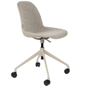 &Scaron;edo hněd&aacute; l&aacute;tkov&aacute; konferenčn&iacute; židle ZUIVER ALBERT KUIP