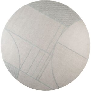 &Scaron;edo modr&yacute; kulat&yacute; koberec ZUIVER BLISS 240 cm