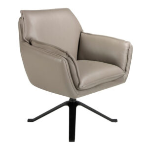 &Scaron;edob&eacute;žov&eacute; kožen&eacute; otočn&eacute; křeslo Angel Cerd&aacute; No. 5125