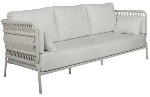 &Scaron;edob&iacute;l&aacute; l&aacute;tkov&aacute; trojm&iacute;stn&aacute; zahradn&iacute; pohovka No.106 Mindo 250 cm