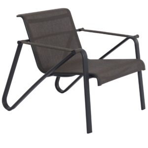 &Scaron;edohněd&eacute; l&aacute;tkov&eacute; zahradn&iacute; křeslo No.105 Mindo