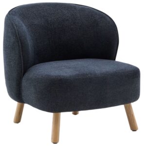 &Scaron;edomodr&eacute; čalouněn&eacute; křeslo Kave Home Ulit