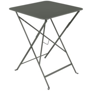 &Scaron;edozelen&yacute; kovov&yacute; skl&aacute;dac&iacute; stůl Fermob Bistro 57 x 57 cm