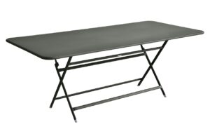 &Scaron;edozelen&yacute; kovov&yacute; skl&aacute;dac&iacute; stůl Fermob Caract&eacute;re 190 x 90 cm