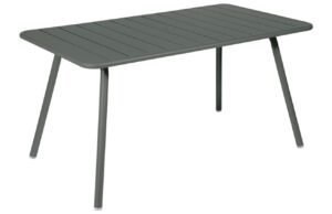 &Scaron;edozelen&yacute; kovov&yacute; stůl Fermob Luxembourg 143 x 80 cm