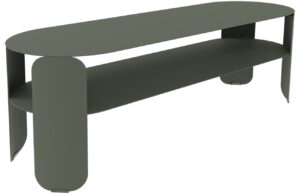 &Scaron;edozelen&yacute; kovov&yacute; zahradn&iacute; konferenčn&iacute; stolek Fermob Bebop 120 x 40 cm