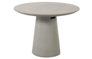 &Scaron;ed&yacute; betonov&yacute; zahradn&iacute; stůl Kave Home Itai 120 cm