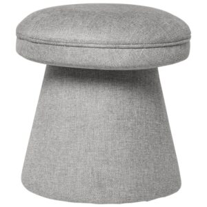 &Scaron;ed&yacute; čalouněn&yacute; taburet Somcasa Albin 45 cm