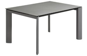 &Scaron;ed&yacute; keramick&yacute; rozkl&aacute;dac&iacute; j&iacute;deln&iacute; stůl Kave Home Axis III. 140/200 x 90 cm