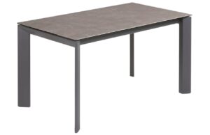 &Scaron;ed&yacute; keramick&yacute; rozkl&aacute;dac&iacute; j&iacute;deln&iacute; stůl Kave Home Axis IV. 140/200 x 90 cm