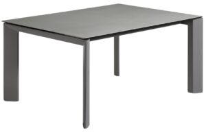 &Scaron;ed&yacute; keramick&yacute; rozkl&aacute;dac&iacute; j&iacute;deln&iacute; stůl Kave Home Axis IV. 160/220 x 90 cm