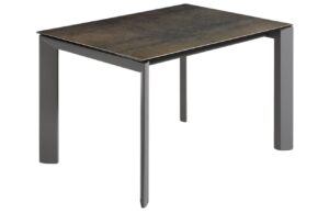 &Scaron;ed&yacute; keramick&yacute; rozkl&aacute;dac&iacute; j&iacute;deln&iacute; stůl Kave Home Axis V. 120/180 x 80 cm