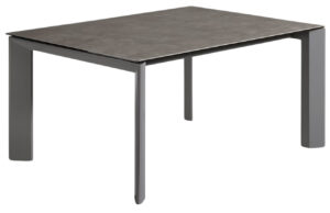 &Scaron;ed&yacute; keramick&yacute; rozkl&aacute;dac&iacute; j&iacute;deln&iacute; stůl Kave Home Axis VI. 160/220 x 90 cm