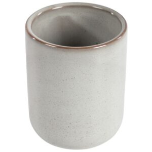 &Scaron;ed&yacute; keramick&yacute; stojan na zubn&iacute; kart&aacute;čky Kave Home Chavela