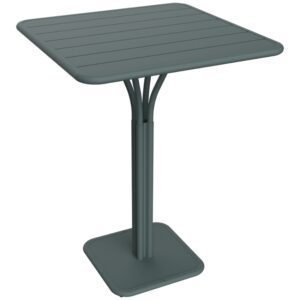 &Scaron;ed&yacute; kovov&yacute; barov&yacute; stůl Fermob Luxembourg Pedestal 80 x 80 cm
