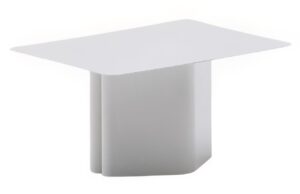 &Scaron;ed&yacute; kovov&yacute; konferenčn&iacute; stolek Kave Home Arvin 70 x 52 cm