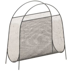 &Scaron;ed&yacute; kovov&yacute; stojan na noviny Kave Home Aviva