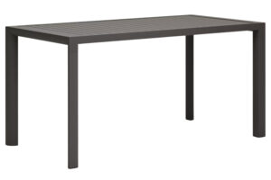 &Scaron;ed&yacute; kovov&yacute; zahradn&iacute; j&iacute;deln&iacute; stůl Kave Home Culip 150 x 77 cm