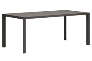 &Scaron;ed&yacute; kovov&yacute; zahradn&iacute; j&iacute;deln&iacute; stůl Kave Home Culip 180 x 90 cm