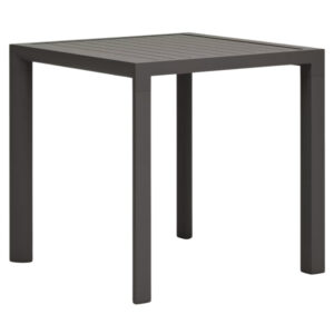 &Scaron;ed&yacute; kovov&yacute; zahradn&iacute; j&iacute;deln&iacute; stůl Kave Home Culip 77 x 77 cm