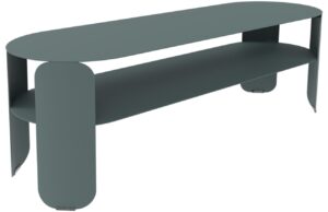 &Scaron;ed&yacute; kovov&yacute; zahradn&iacute; konferenčn&iacute; stolek Fermob Bebop 120 x 40 cm