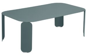 &Scaron;ed&yacute; kovov&yacute; zahradn&iacute; konferenčn&iacute; stolek Fermob Bebop II. 120 x 70 cm