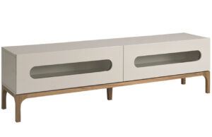 &Scaron;ed&yacute; lakovan&yacute; TV stolek Angel Cerd&aacute; No. 3242