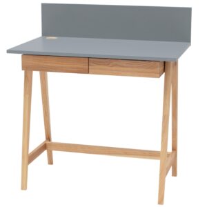 &Scaron;ed&yacute; lakovan&yacute; pracovn&iacute; stůl RAGABA LUKA 85 x 50 cm