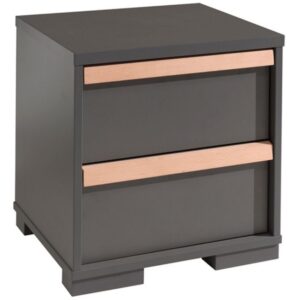 &Scaron;ed&yacute; nočn&iacute; stolek Vipack Londen 48