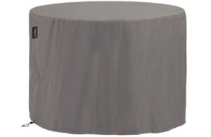 &Scaron;ed&yacute; ochrann&yacute; obal na kulat&yacute; zahradn&iacute; stůl Kave Home Iria 130 cm