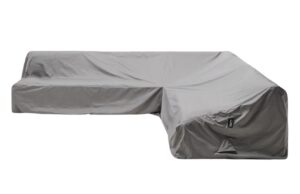 &Scaron;ed&yacute; ochrann&yacute; obal na zahradn&iacute; rohovou pohovku Kave Home Iria 270 x 270 cm