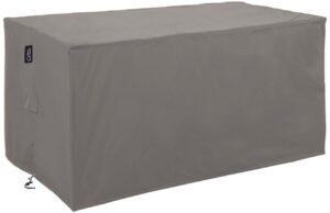 &Scaron;ed&yacute; ochrann&yacute; obal na zahradn&iacute; stůl Kave Home Iria 170 x 110 cm
