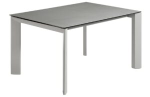 &Scaron;ed&yacute; porcel&aacute;nov&yacute; rozkl&aacute;dac&iacute; j&iacute;deln&iacute; stůl Kave Home Axis 140/200 x 90 cm