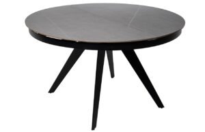 &Scaron;ed&yacute; rozkl&aacute;dac&iacute; j&iacute;deln&iacute; stůl Somcasa Luna 130/180 x 130 cm